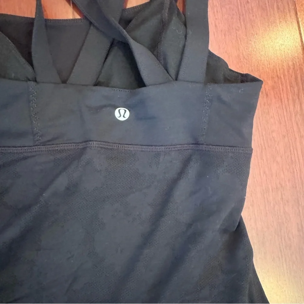 lululemon athletica Black Tank Top